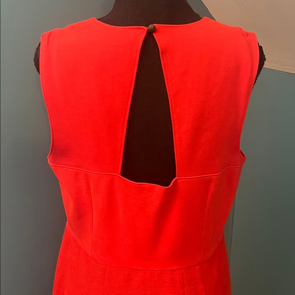 Anthropologie Maeve Squareneck Red Maxi Dress Size 12 AS IS - Picture 11 of 16